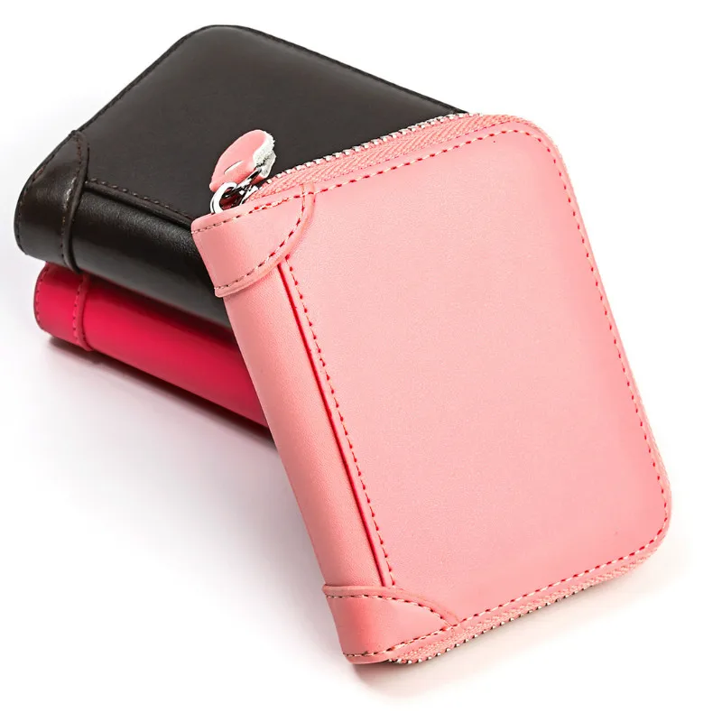 Women Business Card Holder Cow Leather Card Wallet Prevent RFID Female Credit Card Holder New Arrival Porte Carte Tarjetero Muje