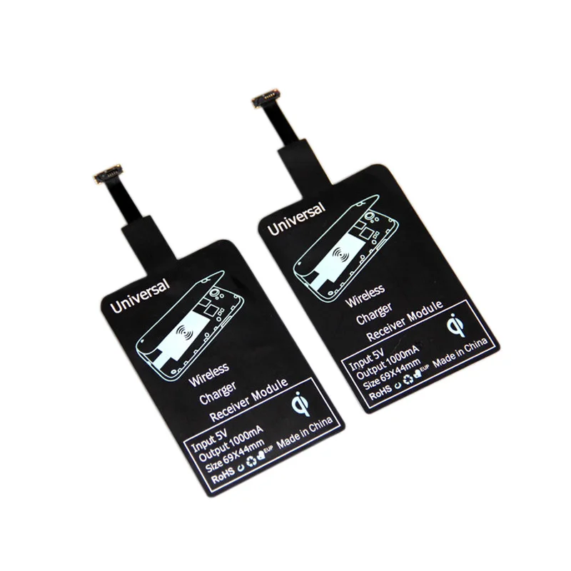 العالمي تشى شاحن لاسلكي استقبال محول الشحن مستقبلات لفائف لسامسونج Xiaomi هواوي الروبوت مايكرو USB للهاتف المحمول العالمي تشى شاحن لاسلكي استقبال محول الشحن مستقبلات لفائف لسامسونج Xiaomi هواوي الروبوت مايكرو USB للهاتف المحمول