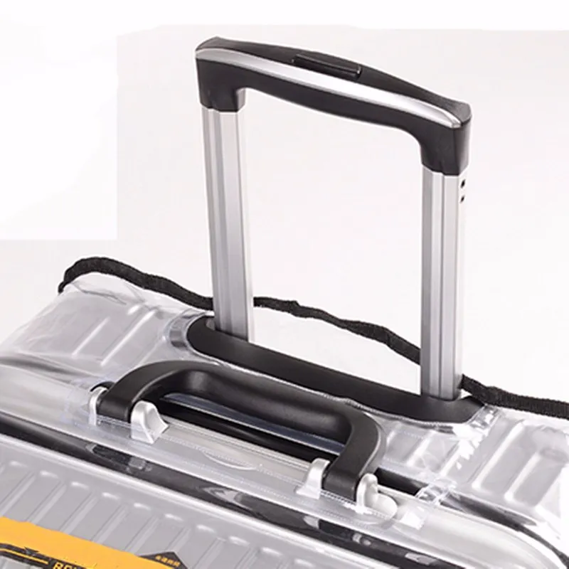 AEQUEEN ПВХ прозрачный водонепроницаемый чехол на колесиках пылезащитный чехол для багажа дорожный Чехол Аксессуары для 2"-30"