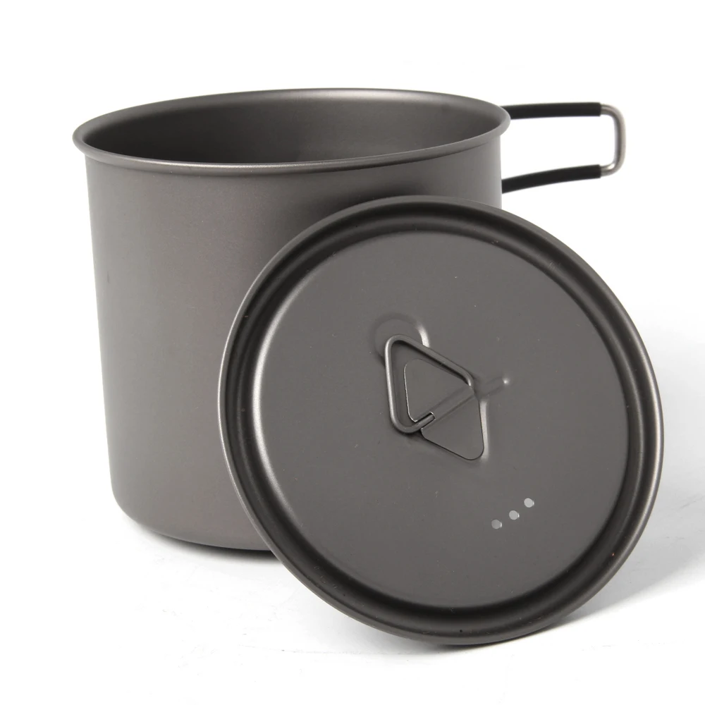 New One TOAKS 600ml Ultralight Titanium Pot Outdoor Camping Titanium Bowl Titanium Cup