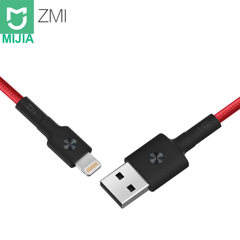 Usb-кабель Xiaomi ZMI Lightning для iPhone X, 8, 7, 6 Plus, кабель type-C, кабель для зарядки и передачи данных для OnePlus, магнитный кабель для зарядки, 1 м, 2 м, 0,3 м