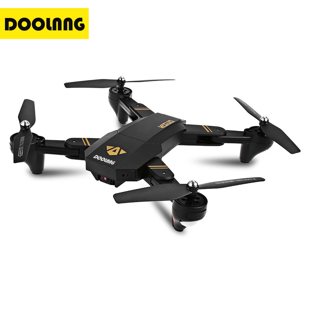 

DOOLNNG RC Drones XS809W XS809HW Foldable Quadcopter Mini Drone With Camera Altitude Hold RC Helicopter WiFi FPV Dron With 5 BET