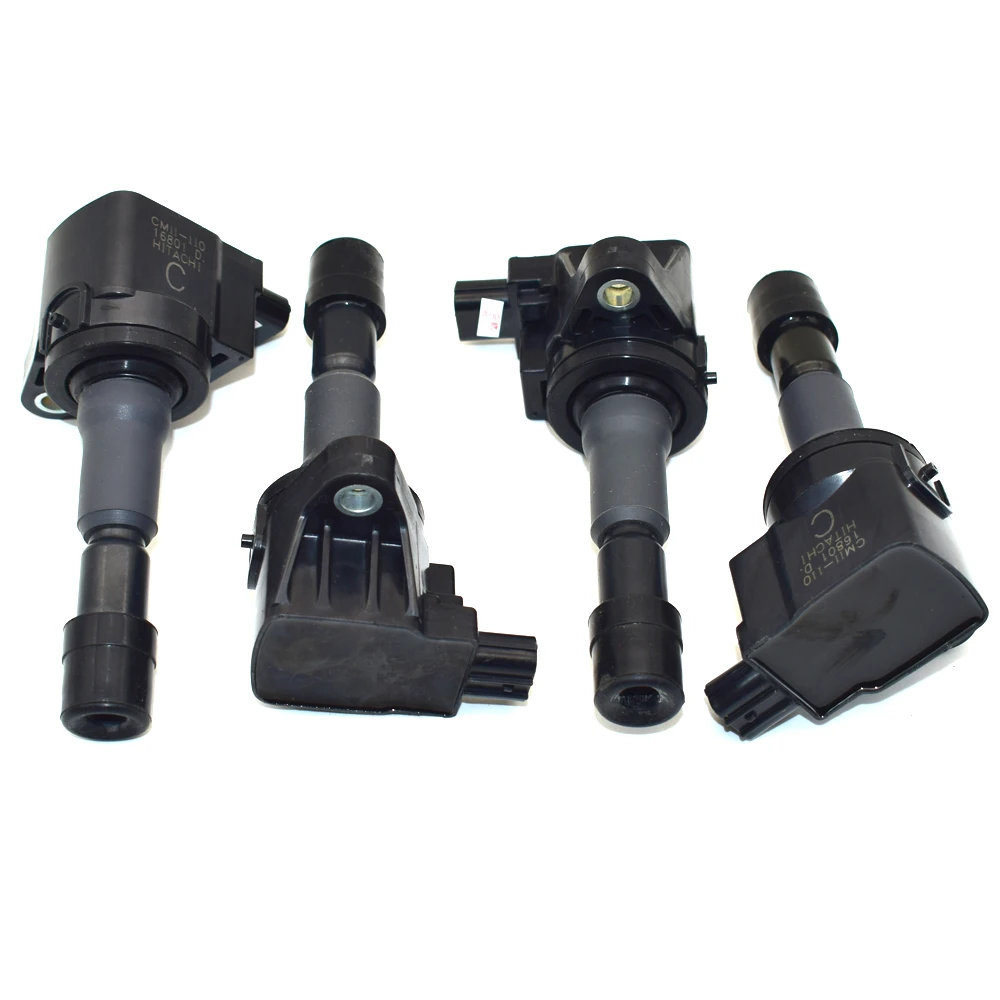 4PCS High quality Ignition Coil for 30520-PWC-S01 30520-PWC-003 30520PWC003 CM11-110 CM11110 UF-581 C1578 For Honda Fit