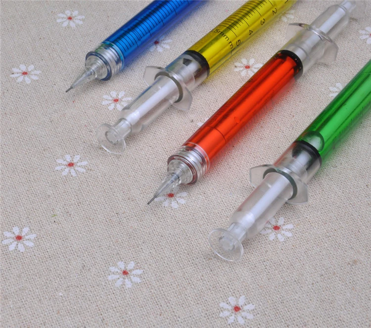 30pcs / lot ,0.5mm Needle Syringe mechanical pencils , Novelty Syringe mechanical pencil as school stationary 5