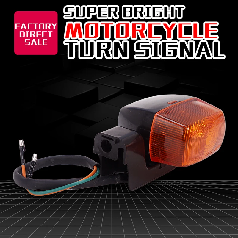 

1 Pair Motocycle Rear steering lamp Cornering Turn Signals Indicator Light For HONDA CBR250 CBR250RR MC17 MC19 VFR400 NC24