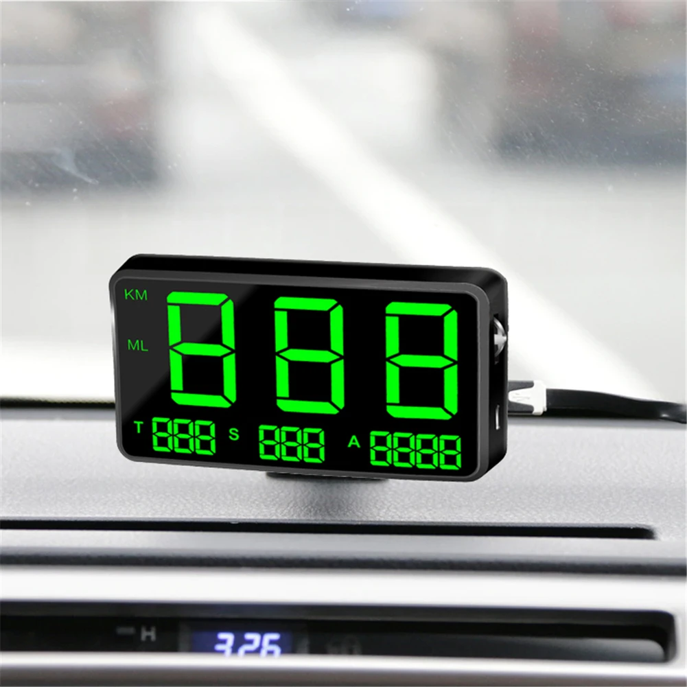VJOYCAR C80 4," gps измеритель скорости Hud Дисплей Цифровой Автомобильный датчик скорости на KPH C80 цифровой автомобильный