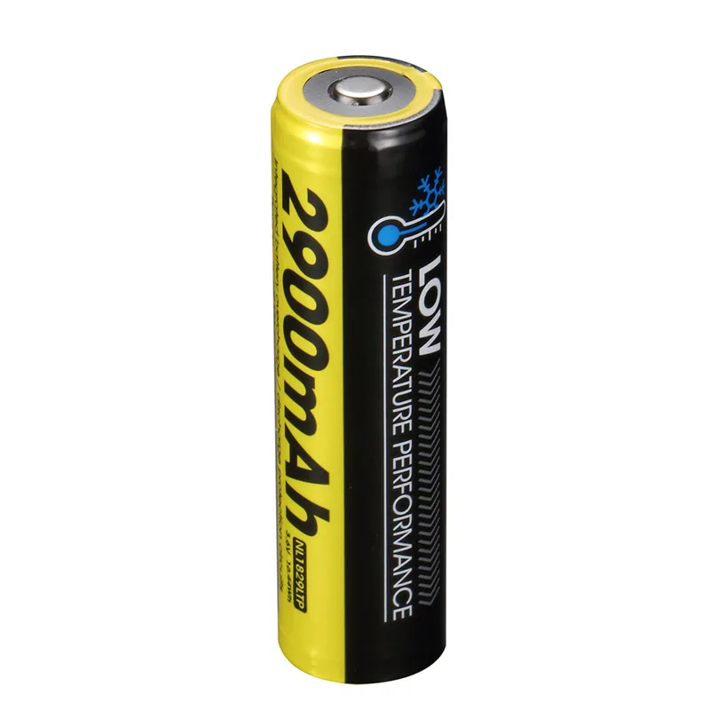 

NITECORE NL1829LTP 2900mAh 18650 Low Temperature Resistant High Capacity Performance Rechargeable 3.6V Liion Battery Button Top