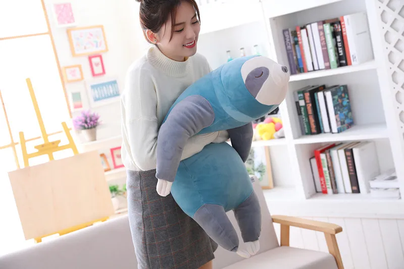 hot cartoon creative cute soft sloth plush toy large bear toy pillow birthday gift 39inch 100cm DY50552 (21)