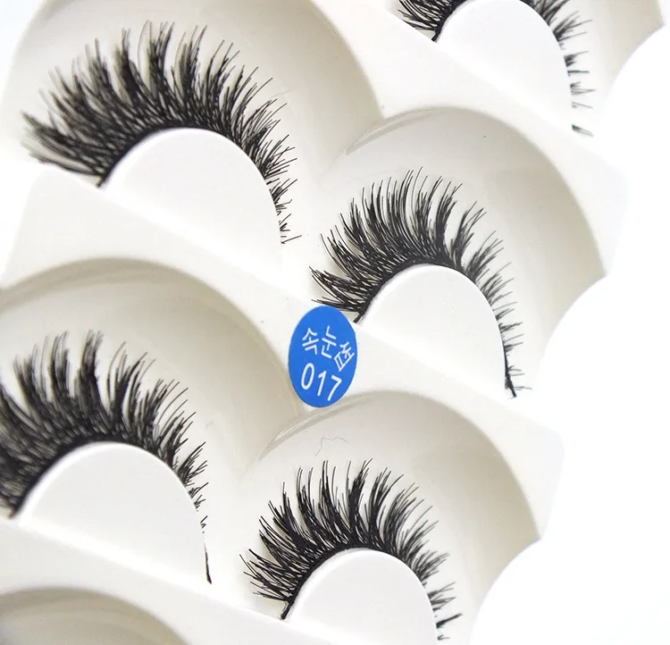 2019 New 5 Pair Natural Long Cosplay Makeup Cross Strip False Eyelashes Black Long Eye Lashes Extension Tool 2019 New 5 Pair Natural Long Cosplay Makeup Cross Strip False Eyelashes Black Long Eye Lashes Extension Tool