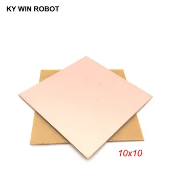 

1 pcs PF PCB 10*10cm Single Side Copper Clad plate DIY PCB Kit Laminate Circuit Board 10x10cm 100x100x1.6mm