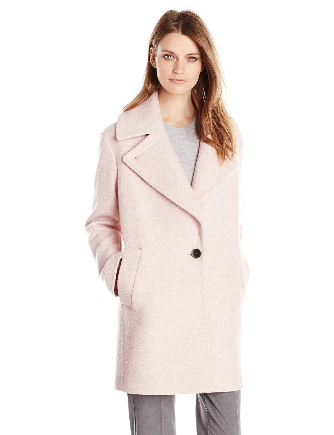 Aliexpress.com : Buy Women's Wool Blend Single button Cocoon Coat drop ...