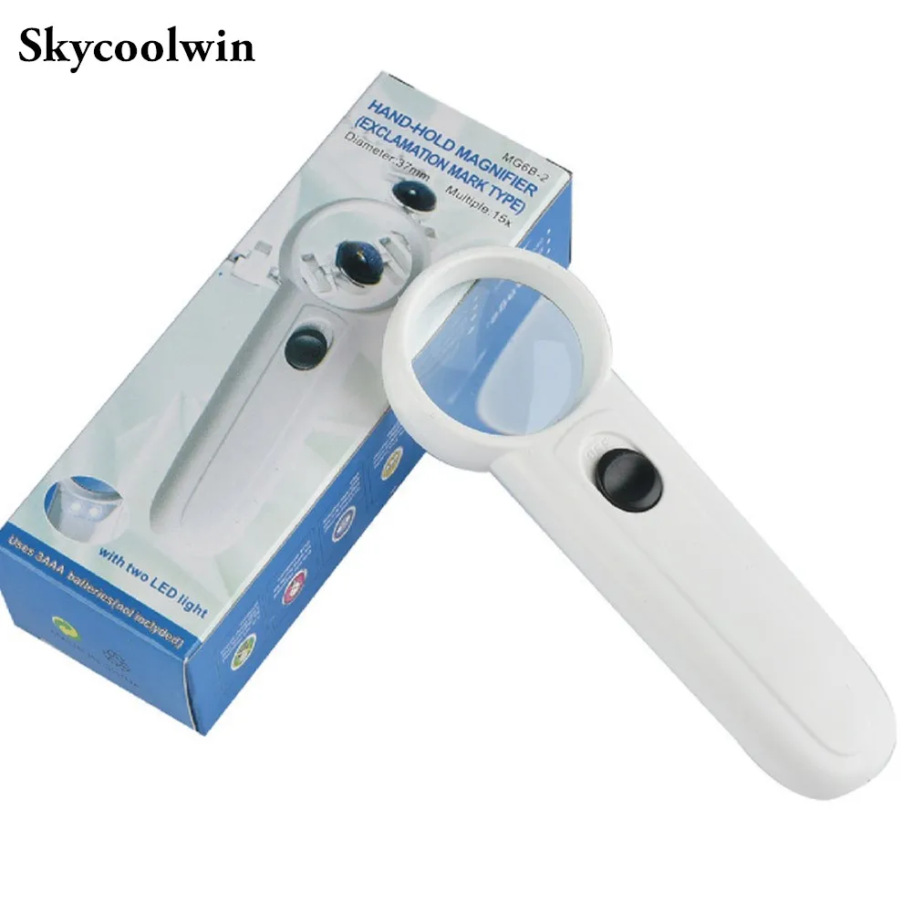 15X Multifunctional Magnifier Portable Pocket Handheld Glass Loupe