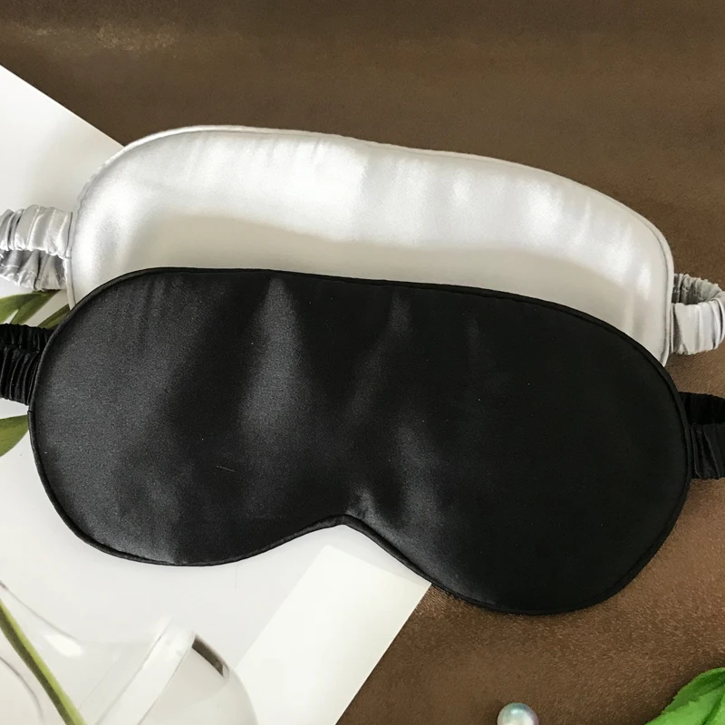 19 Momme Mulberry шелковая маска на глаза для сна повязка с эластичным ремешком мягкое