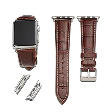 

Wholesale italian genuine leather watch band apple watch 38 mm band leather apple watch band 42mm