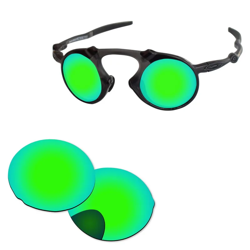 PapaViva Сменные линзы для аутентичных поляризованных солнцезащитных очков Madman-несколько вариантов - Цвет линз: Emerald Green