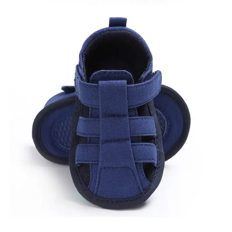 Pudcoco/сандалии для мальчиков от 0 до 18 месяцев; Детские кроссовки с мягкой подошвой для маленьких мальчиков; сандалии для новорожденных