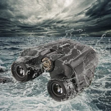 Высокое качество, 10X25 HD, полностью оптический, зеленый, пленочный, водонепроницаемый бинокль, телескоп для туризма, бинокль