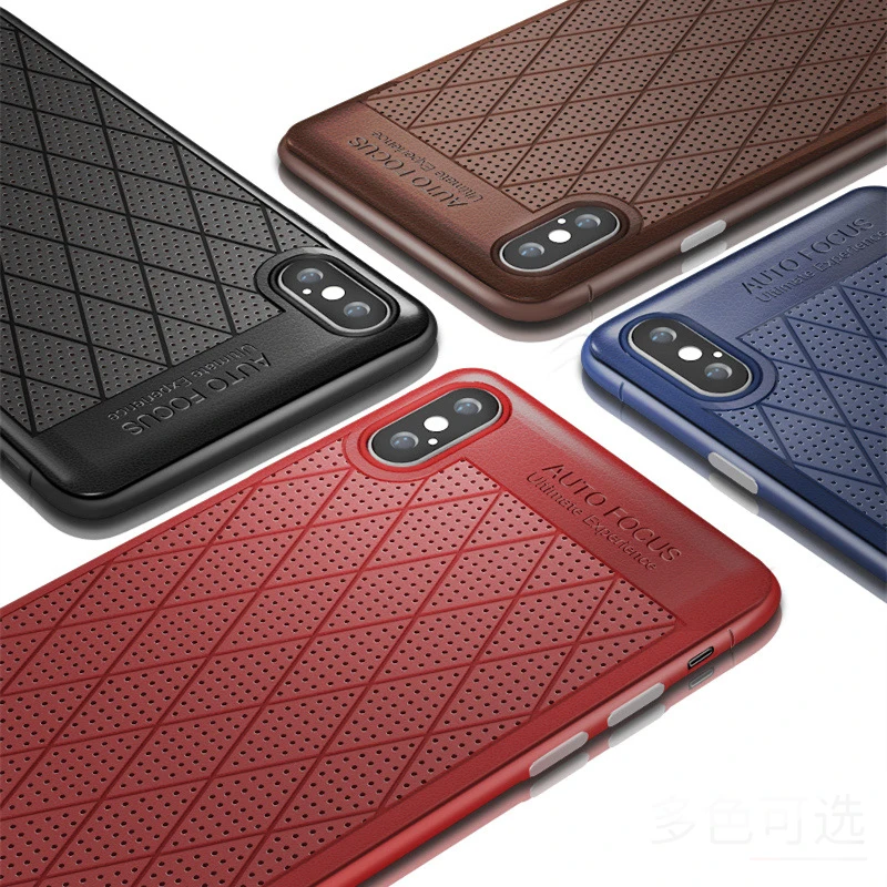 

Back Film Thin Protective Cover For iPhone XS Max XR X Leather Soft TPU Edge Back Cases For iPhone XS 7 8 6 6S Plus Phone Case