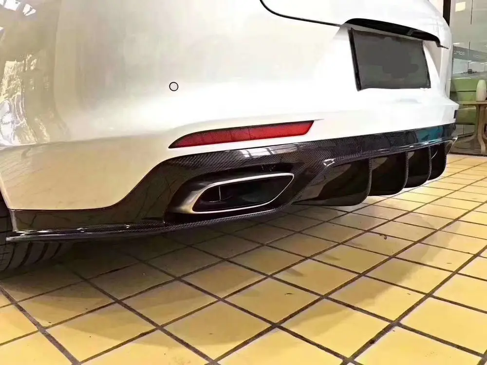 Новейший 971 боди из углеродного волокна(передняя губа+ боковые юбки+ задний диффузор) набор внешних комплектующих к автомобилю для Porsche Panamera 971