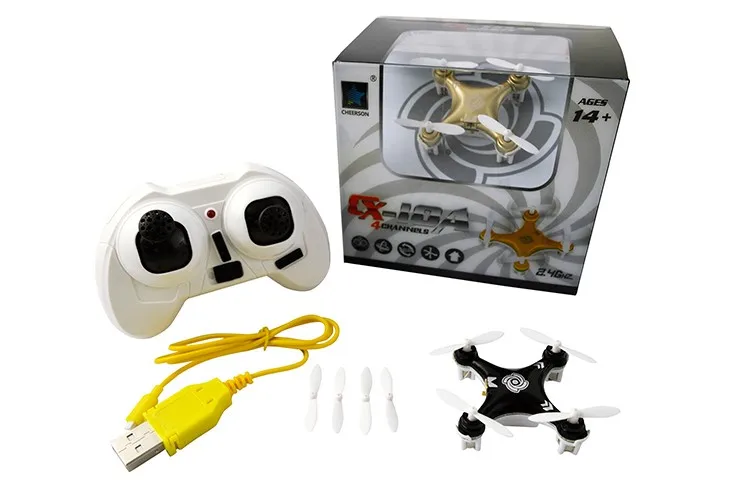 Cheerson Kawaii Мини RC вертолет CX-10A RC Квадрокоптер 4CH 2,4 ГГц Безголовый Дрон режим vs CX-10 CX10 игрушки для детей