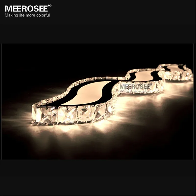 Venda Quente Ondulado Led Lustre Lustre Lustre de Cristal Moderna Led Hanging Lamp/luz/iluminação Fixação para Restaurante 17 Cheap led chandelier
