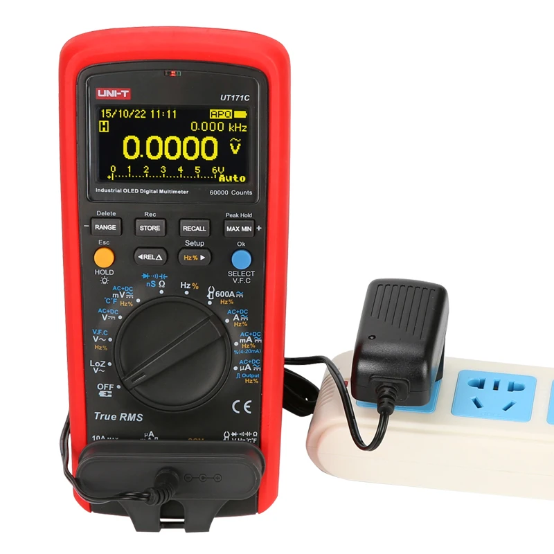 UNI T UT171C/UT171B/UT171A Промышленный Цифровой мультиметр True RMS USB/Bluetooth связь/LoZ
