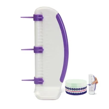 Пластиковые линейка для торта Торт производитель Мерная линейка с шкалой торт выравниватель сплит-граница линейка выпечки Торт украшения инструменты