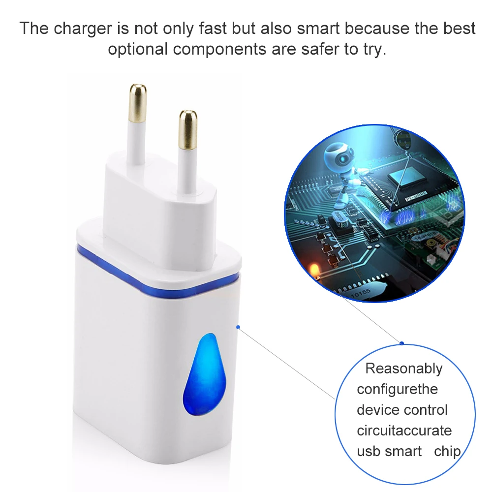 Ugreen-5-V-2-1A-USB-Charger-per-iPhone-X-8-7-iPad-aria-Veloce-Cari