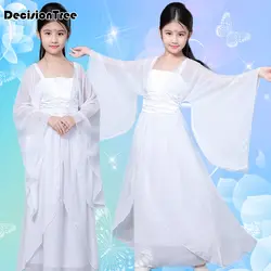 2019 Новый Древний китайский костюм, китайский, традиционный опера дети династии Мин Тан Хан ханьфу платье ребенок народный танец для девочек