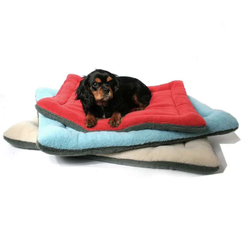 Soft Pet Cushion Mat Warm Dog Mattress Pad Convenience Carry Pet mats  for Pet House Kennels Cage Crate Bed6