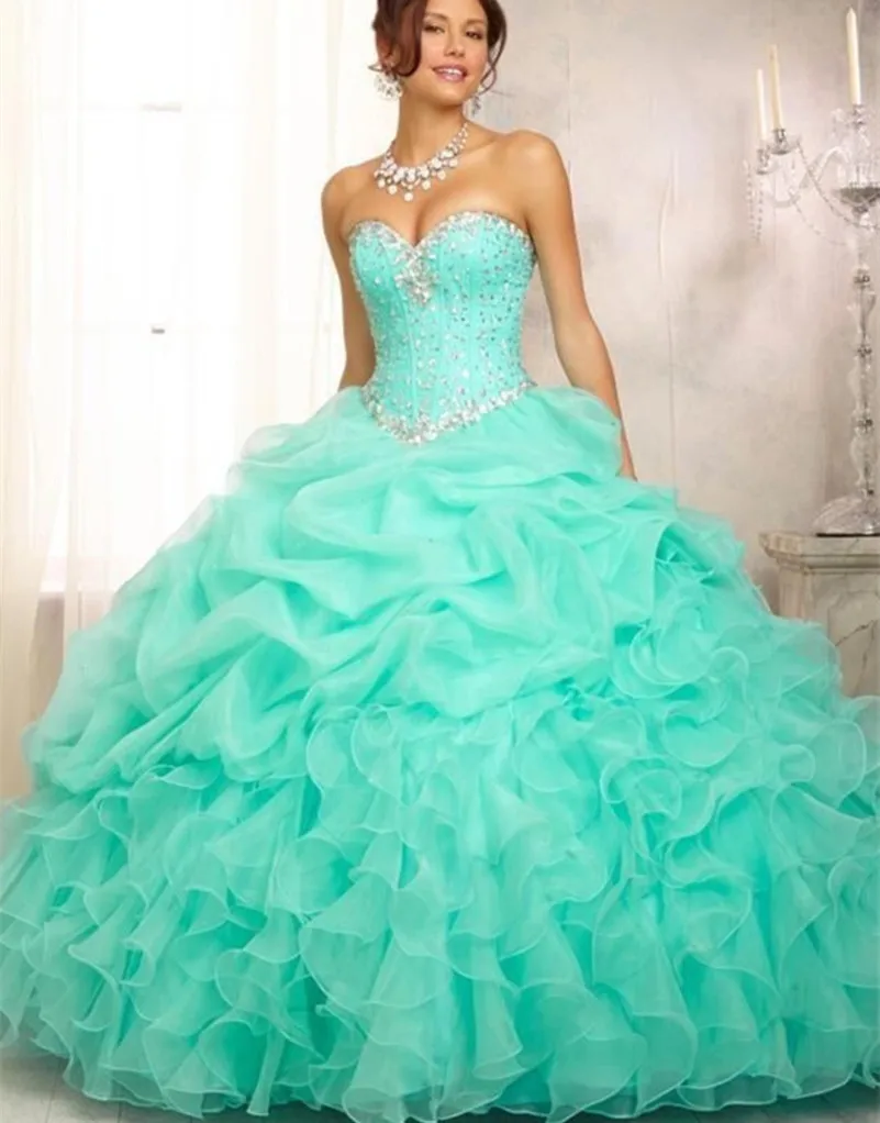 Popular Mint Green Quinceanera DressesBuy Cheap Mint Green Quinceanera