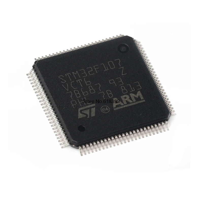 Mcu 32-бит Stm32 Arm Cortex M3 Risc 256Kb флэш-памяти 100 Lqfp Stm32F Stm32F107 Lqfp100 Stm32F107Vct6