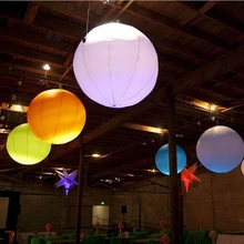 Подвесной надувной светодиодный шар Sayok 1 м/1,5 м/2 м, 16 цветов, изменяемый светильник, воздушный шар для украшения свадебной вечеринки