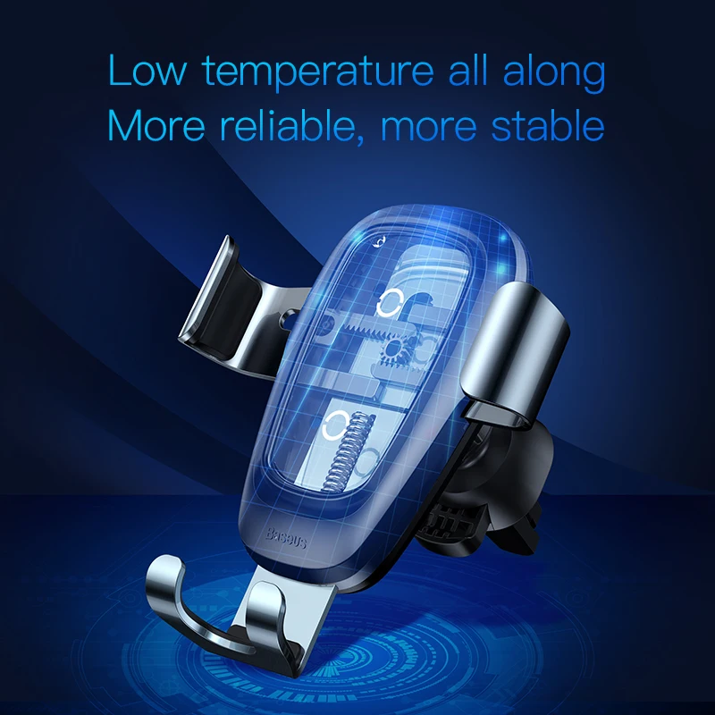  Baseus Qi Drahtlose Ladegerät Auto Telefon Halter für iPhone 11Pro Samsung Handy Halter Stehen Air 