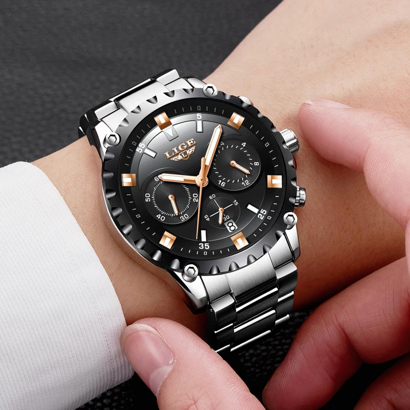 2018 LIGE Watch Men Fashion Sport Quartz Clock Mens Watches Top Brand Luxury Full Steel Business Waterproof Watch Reloj Hombre 2018 LIGE Watch Men Fashion Sport Quartz Clock Mens Watches Top Brand Luxury Full Steel Business Waterproof Watch Reloj Hombre