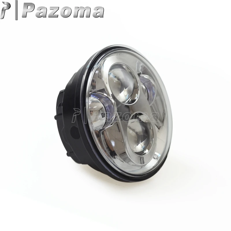 5-3/" светодиодный фонарь для мотоцикла, винтажная фара для Harley Sportster Dyna Softail FXST FXSTC Кафе Racer Bobber