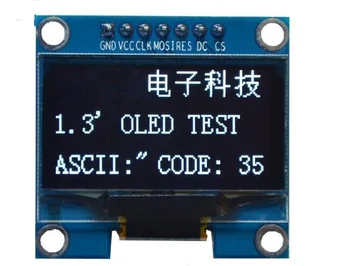 

1.3 inch White OLED Module SSD1106 Drive IC Compatible with SSH1306 IC 128*64 IIC/SPI Interface