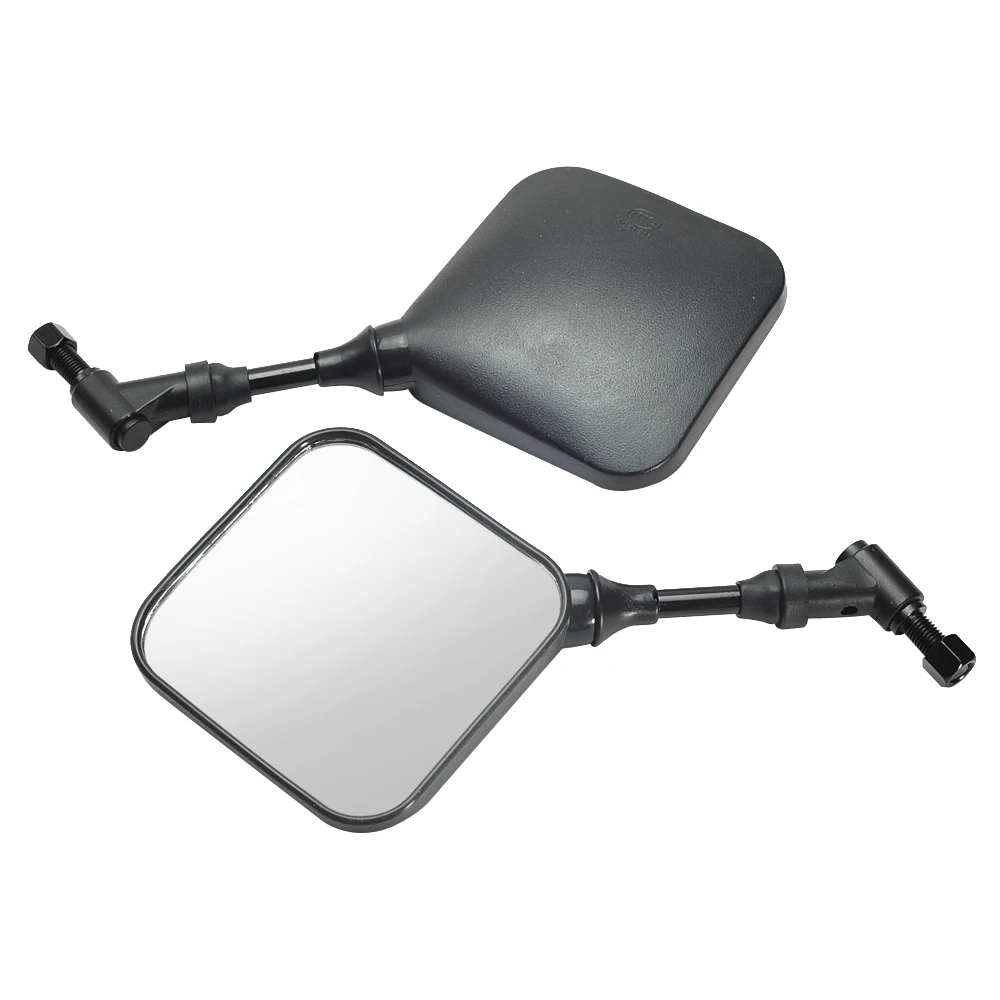 

Square Motorcycle Rearview Side Mirror Specchi Case for Honda Yamaha Suzuki Kawasaki