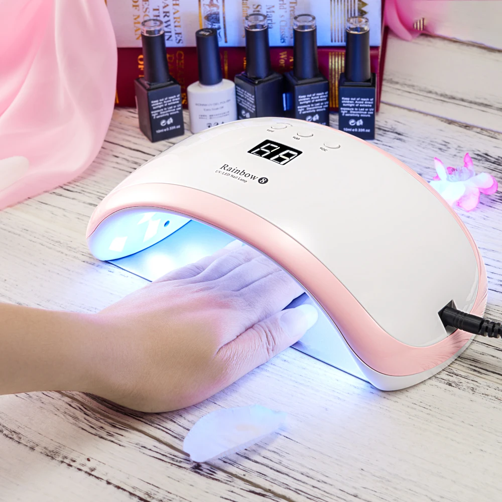 YingJia 36W Rainbow8 Professional LED UV Nail Lamp Led Nail Light Nail Dryer UV Lamp Ship