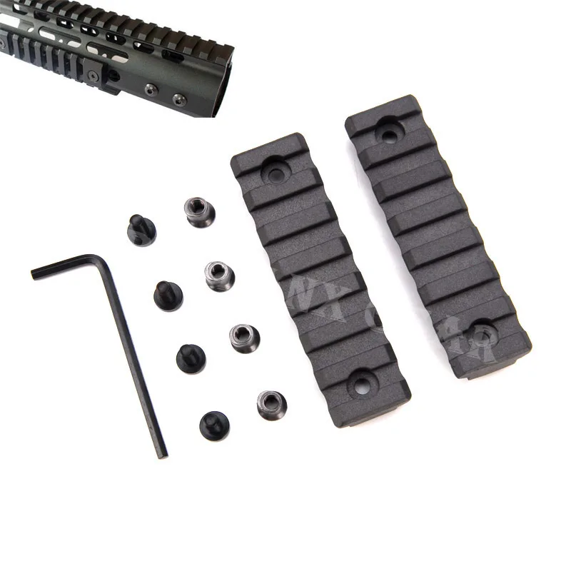 بندقية صيد نطاق 2X7 فتحة Keymod 20 مللي متر Picatinny ويفر السكك الحديدية القسم ل مفتاح وزارة الدفاع Handguard نظام