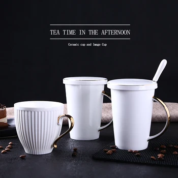 

Ceramic Mug Milk Oatmeal Cup Large Capacity Simple Office Drinking Water Coffee Cup