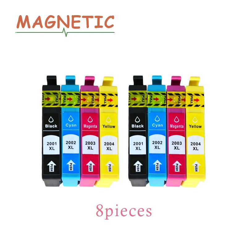 8 шт. картриджи для принтера Epson XP100 XP400 XP200 XP300 WF|ink cartridge|compatible ink cartridgeink cartridge for epson |