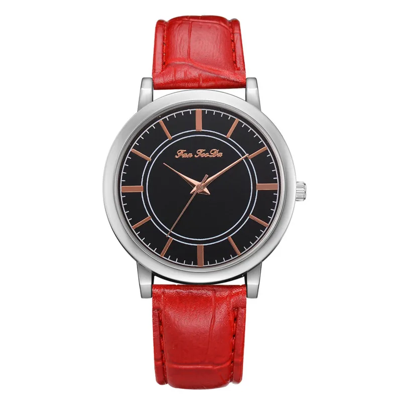 2018 Newly Design Fashion Watch Women Girl casual watches Leather bands Analog Quartz Wrist Watch clock Montre femme Y12 (10)