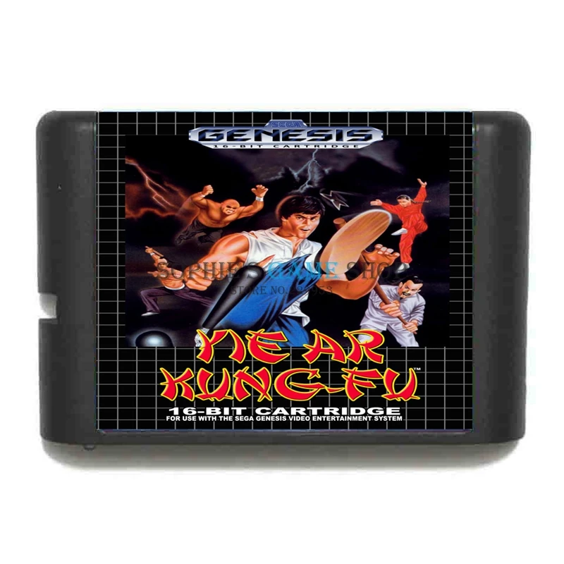 Игровая карта Yie Ar Kung Fu 16 бит MD для игрока Sega бит|16 bit|md game16 bit md |