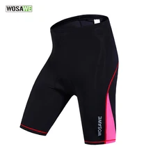 WOSAWE летние женские велосипедные шорты 4D гель мягкий велосипед MTB горные дышащие велосипедные шорты быстросохнущая спортивная одежда