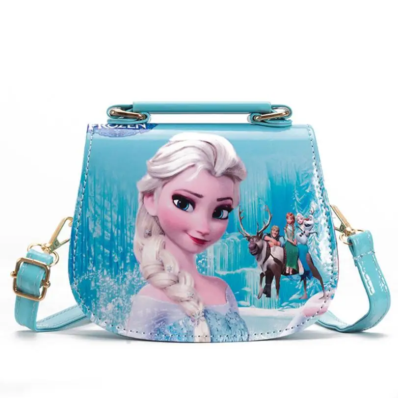  New Arrive Children mini cute bag child Elsa handbag kids tote girls purse shoulder cartoon handbag - 33038054402