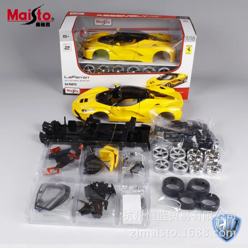 

Maisto 1:18 Sports car models for Laferrari race car Diecast carmetal models kids toys for Children