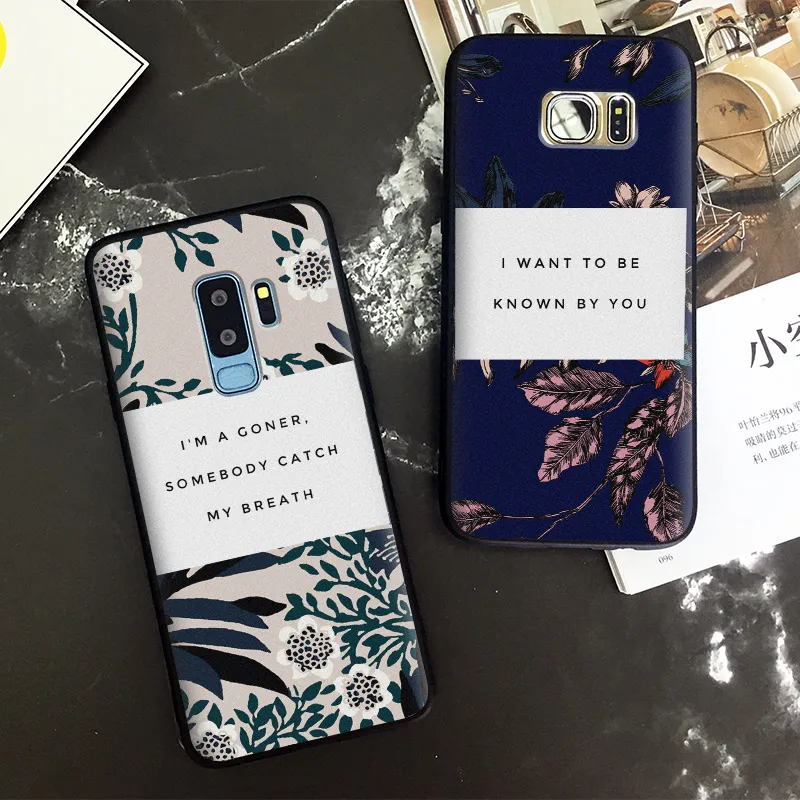 

Goner song lyrics quotes Twenty One Pilots Soft Silicone Phone Case Cover Shell For Samsung S7 Edge S8 S9 Plus Note 8 9