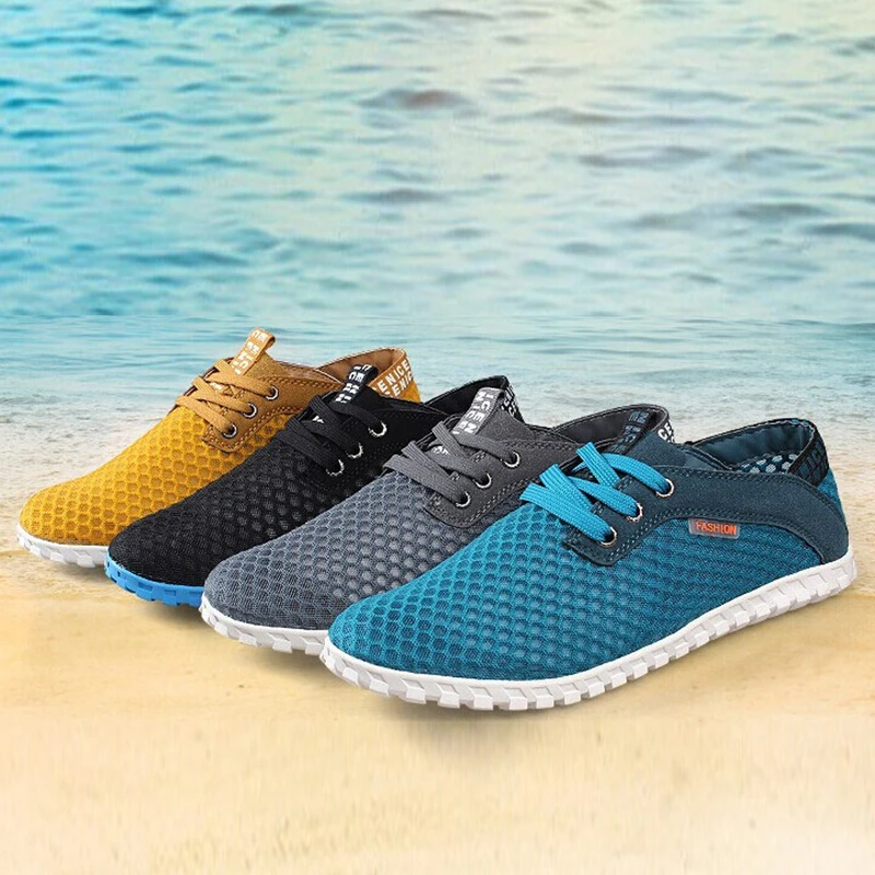 

Hot Sale  Summer Flats Fashion Casual Breathable Mesh Shoes for Simple Fashion Shoes Drop Shipping 584