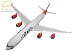 Airbus A340-600 военная модель 3D Бумажная модель Сделай Сам ручной работы Бумага модель Второй убить